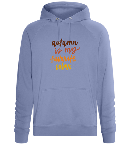 My Favorite Color is Autumn Design - Comfort unisex hoodie_BLUE_front