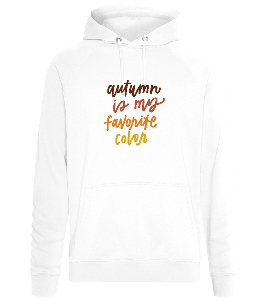 My Favorite Color is Autumn Design - Comfort unisex hoodie_WHITE_front