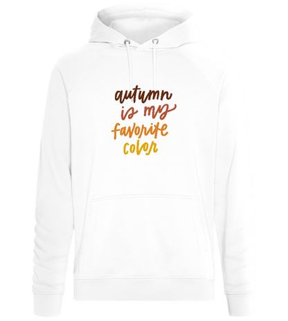 My Favorite Color is Autumn Design - Comfort unisex hoodie_WHITE_front