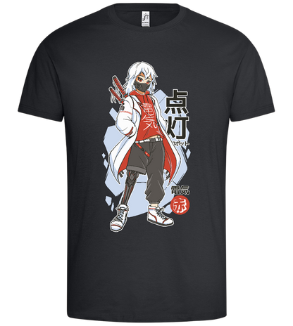 Techwear Rebel Design - Premium men's t-shirt_DARK GRAY_front