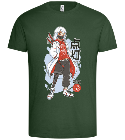 Techwear Rebel Design - Premium men's t-shirt_GREEN BOTTLE_front