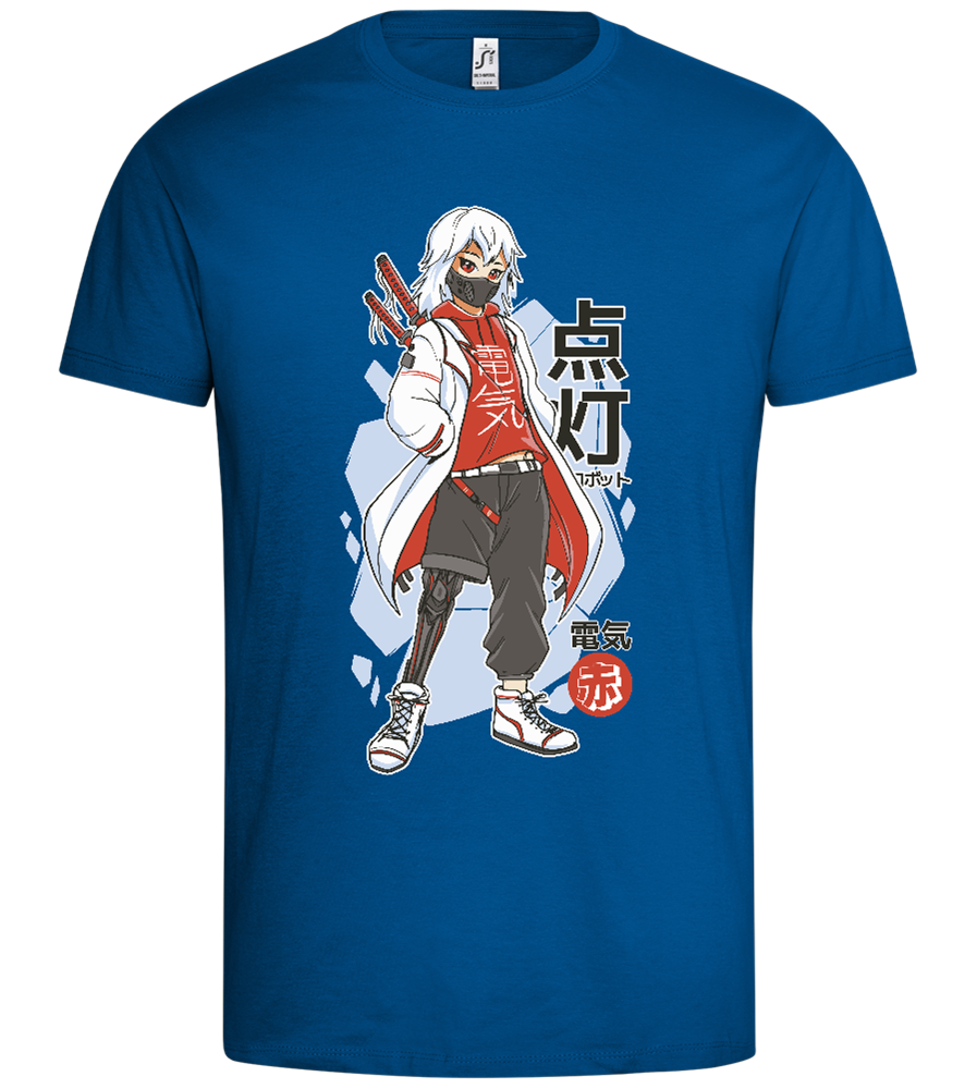 Techwear Rebel Design - Premium men's t-shirt_ROYAL_front