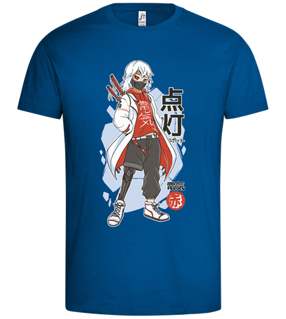 Techwear Rebel Design - Premium men's t-shirt_ROYAL_front