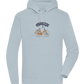 Koningsdag Oranje Fiets Design - Premium unisex hoodie_CREAMY BLUE_front