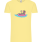 Drink And Chill Design - Comfort Unisex T-Shirt_AMARELO CLARO_front