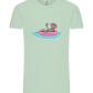 Drink And Chill Design - Comfort Unisex T-Shirt_ICE GREEN_front