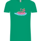 Drink And Chill Design - Comfort Unisex T-Shirt_SPRING GREEN_front