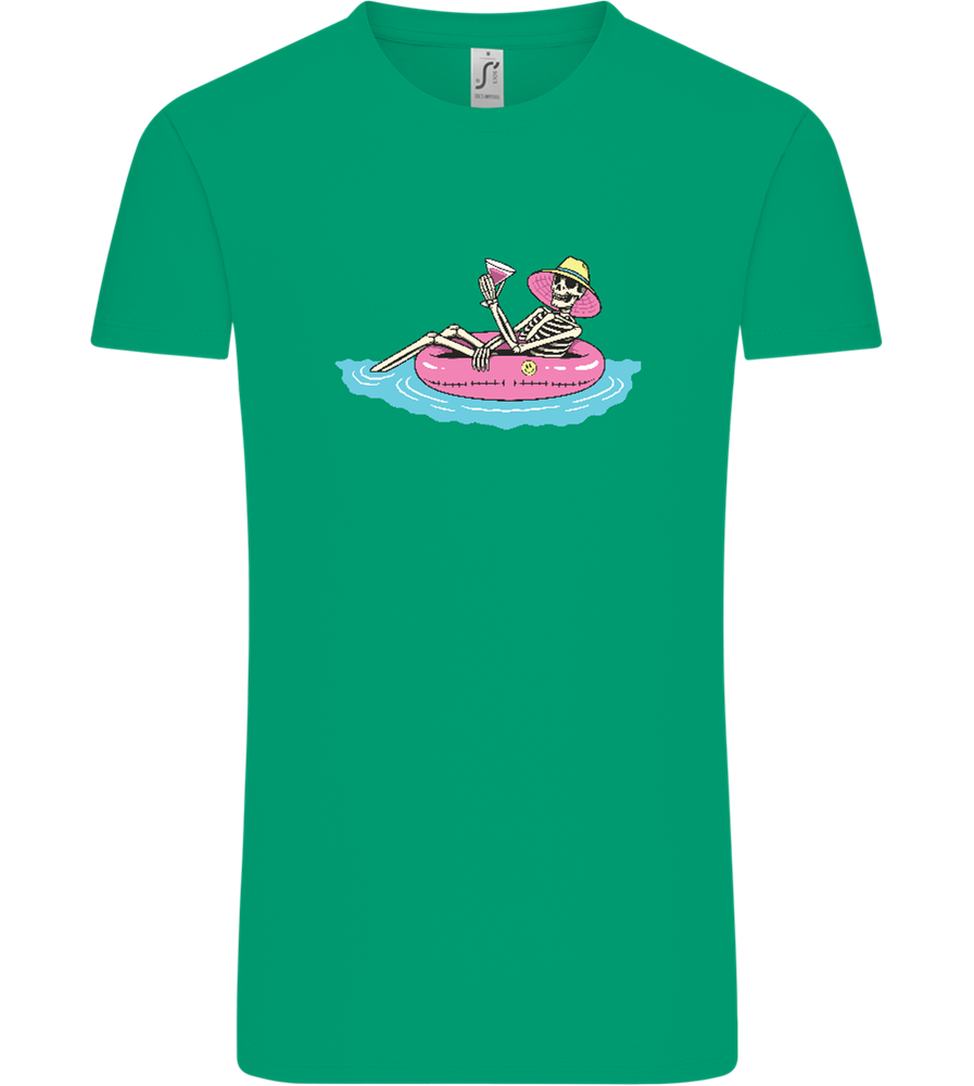 Drink And Chill Design - Comfort Unisex T-Shirt_SPRING GREEN_front