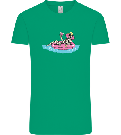 Drink And Chill Design - Comfort Unisex T-Shirt_SPRING GREEN_front