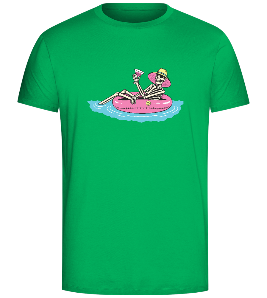 Drink And Chill Design - Comfort Unisex T-Shirt_SPRING GREEN_front