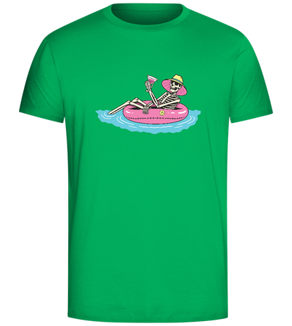 Drink And Chill Design - Comfort Unisex T-Shirt_SPRING GREEN_front