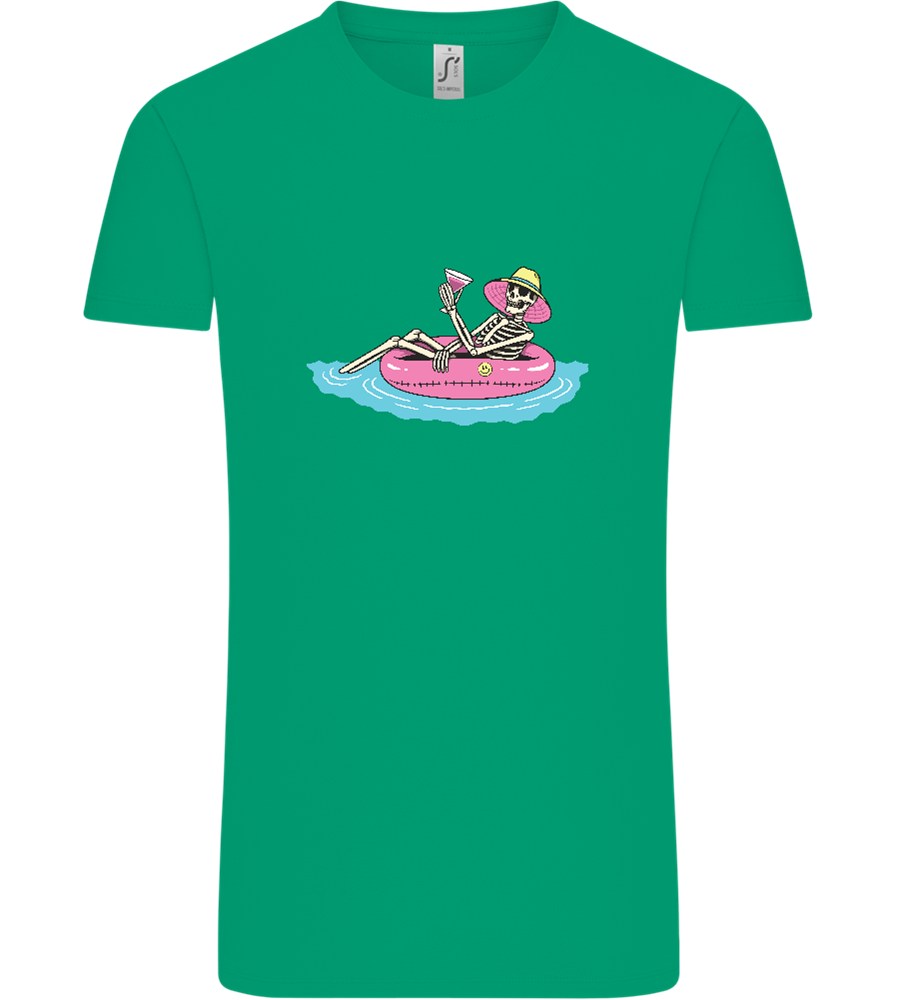 Drink And Chill Design - Comfort Unisex T-Shirt_SPRING GREEN_front