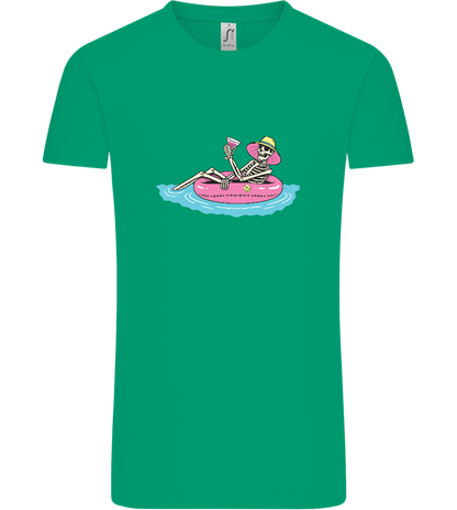 Drink And Chill Design - Comfort Unisex T-Shirt_SPRING GREEN_front