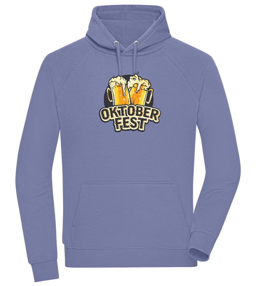 Oktoberfest Beers Design - Comfort unisex hoodie_BLUE_front