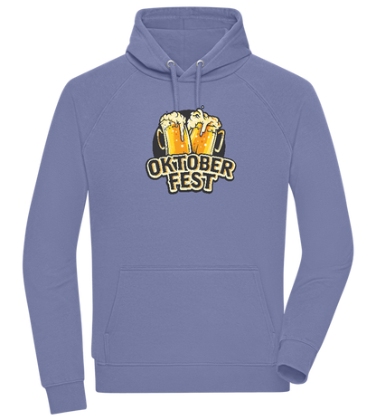 Oktoberfest Beers Design - Comfort unisex hoodie_BLUE_front