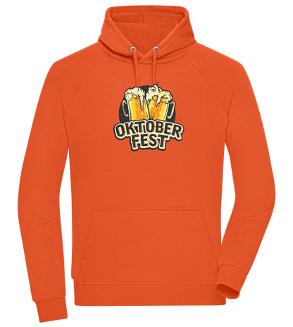 Oktoberfest Beers Design - Comfort unisex hoodie_BURNT ORANGE_front