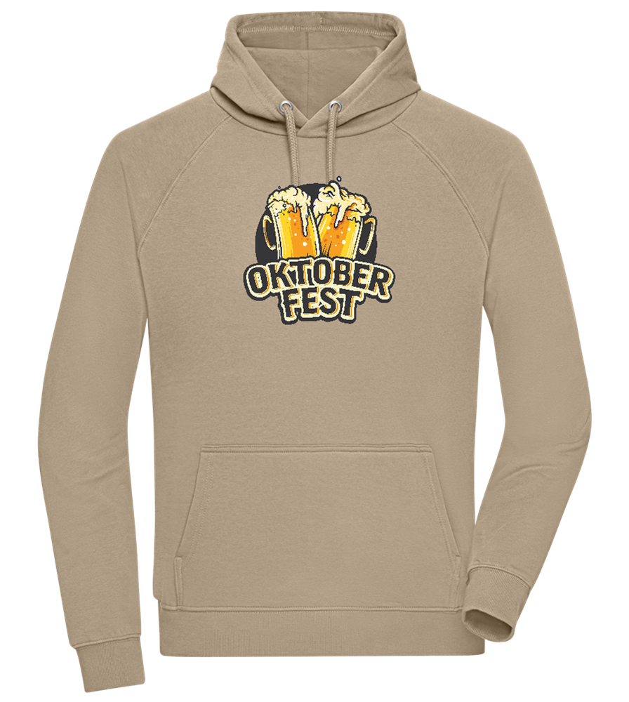 Oktoberfest Beers Design - Comfort unisex hoodie_KHAKI_front