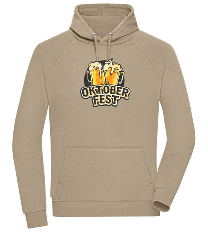 Oktoberfest Beers Design - Comfort unisex hoodie_KHAKI_front