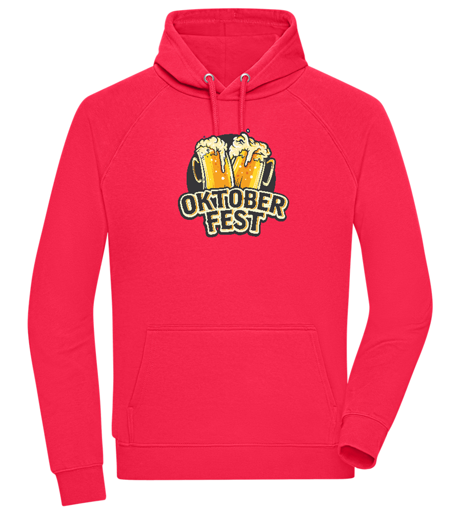 Oktoberfest Beers Design - Comfort unisex hoodie_RED_front