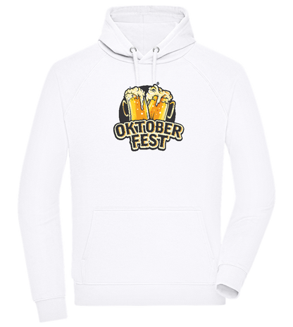 Oktoberfest Beers Design - Comfort unisex hoodie_WHITE_front