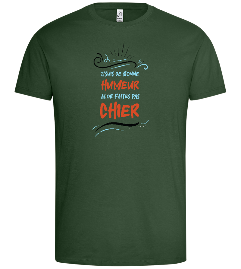 Good Mood Design - Premium men's t-shirt_GREEN BOTTLE_front