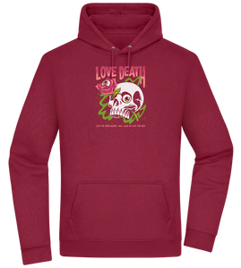 Skull Love Death Design - Premium Essential Unisex Hoodie