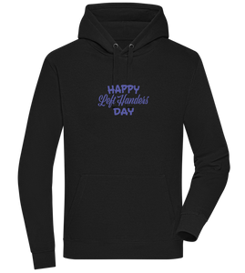 Happy Left Handers Day Design - Premium unisex hoodie