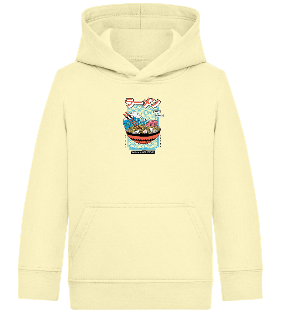 Best Ramen Design - Comfort Kids Hoodie_AMARELO CLARO_front