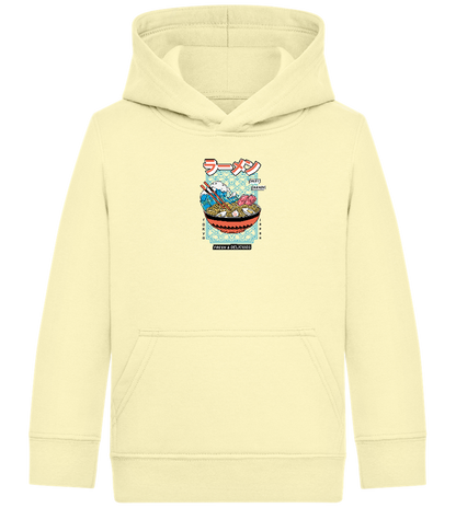 Best Ramen Design - Comfort Kids Hoodie_AMARELO CLARO_front