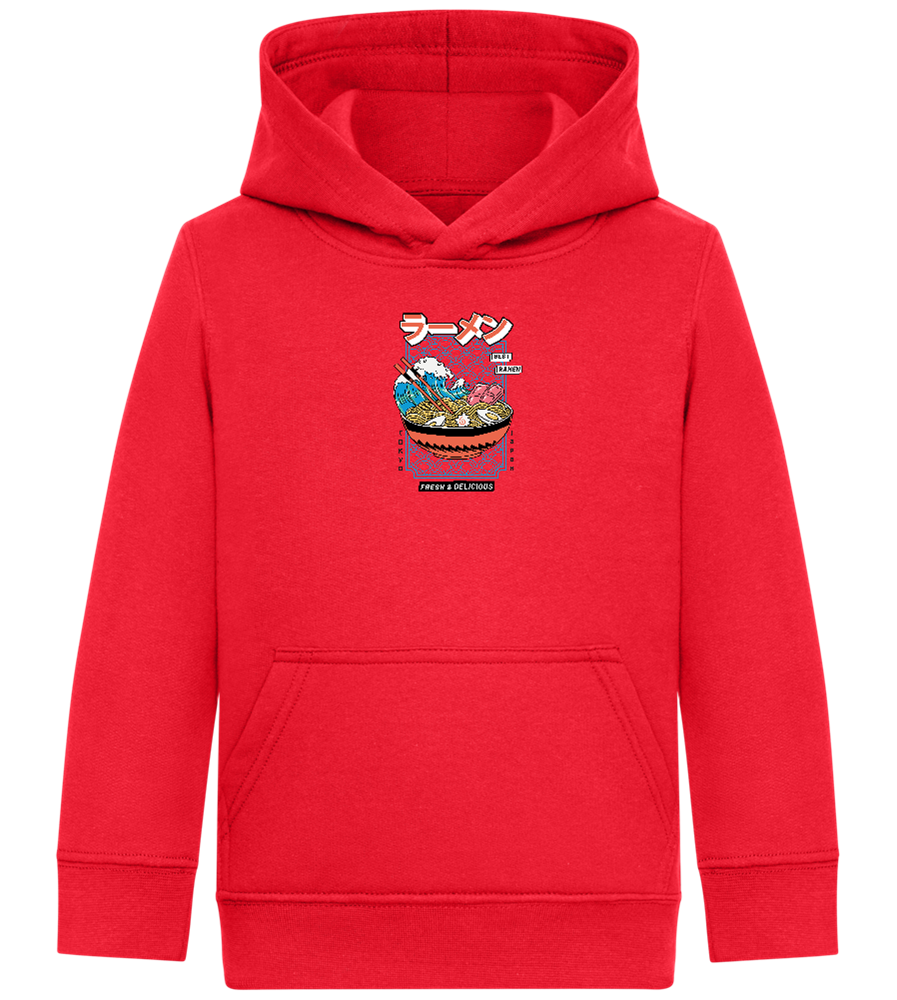 Best Ramen Design - Comfort Kids Hoodie_BRIGHT RED_front