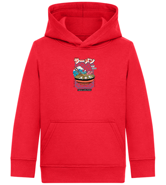 Best Ramen Design - Comfort Kids Hoodie_BRIGHT RED_front