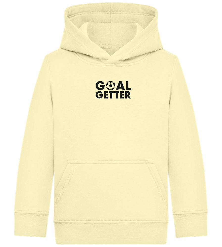 Goal Getter Design - Comfort Kids Hoodie_AMARELO CLARO_front