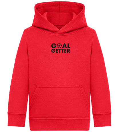 Goal Getter Design - Comfort Kids Hoodie_BRIGHT RED_front