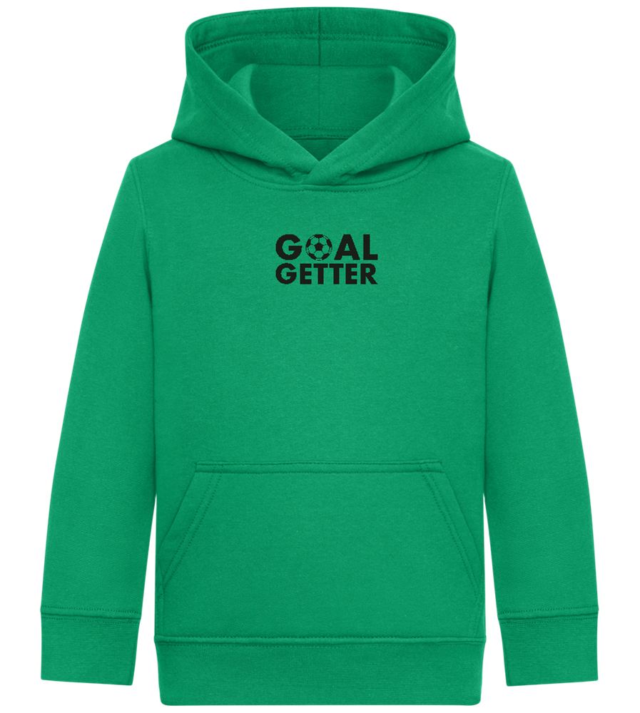 Goal Getter Design - Comfort Kids Hoodie_MEADOW GREEN_front
