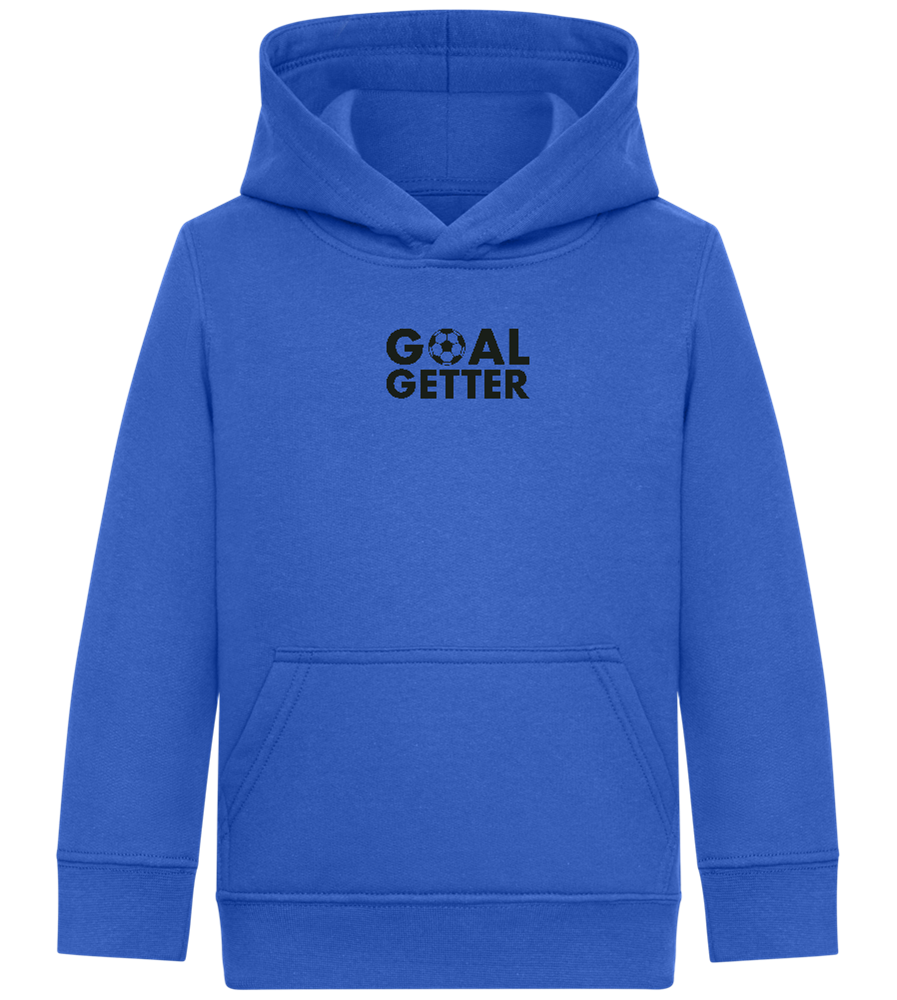Goal Getter Design - Comfort Kids Hoodie_ROYAL_front