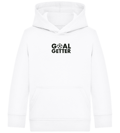 Goal Getter Design - Comfort Kids Hoodie_WHITE_front