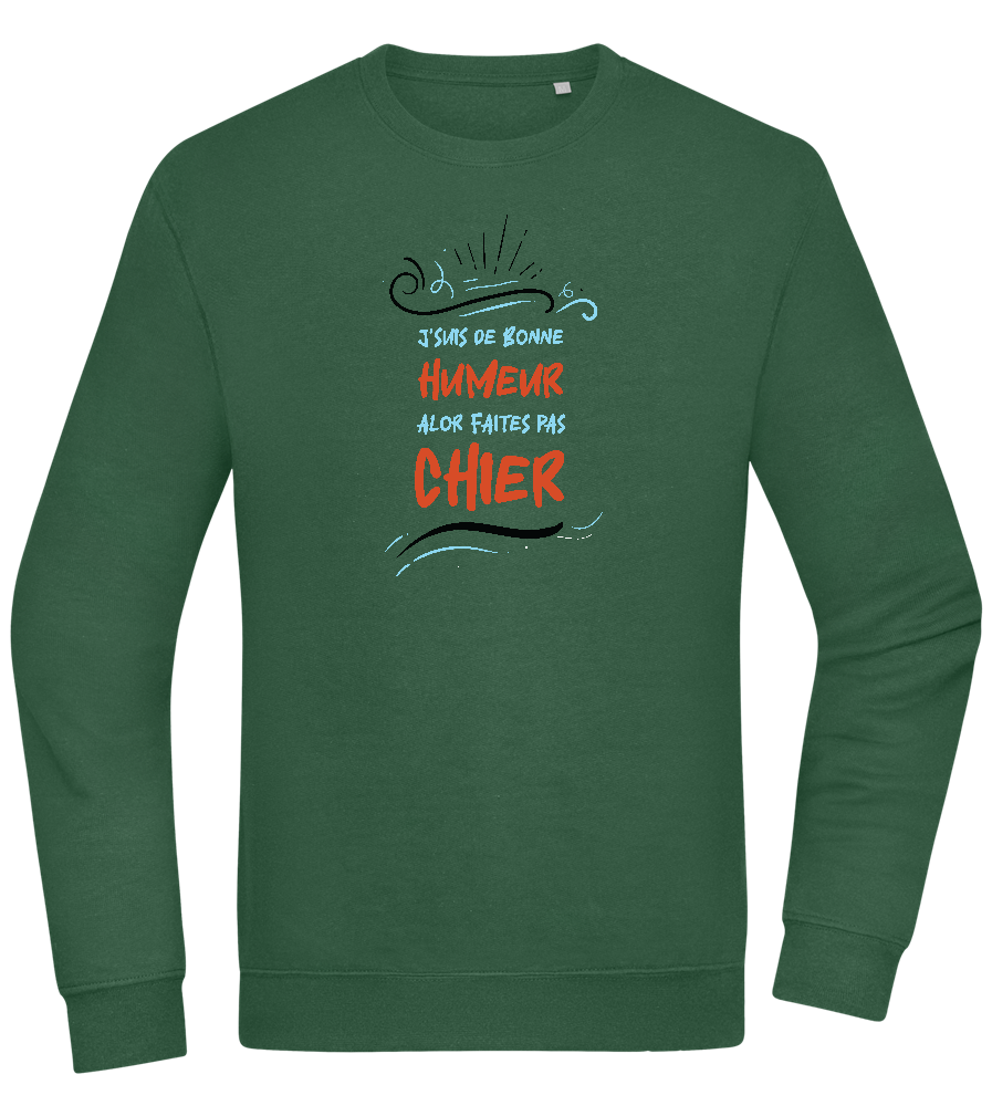 Good Mood Design - Comfort Essential Unisex Sweater_GREEN BOTTLE_front