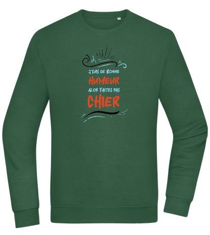 Good Mood Design - Comfort Essential Unisex Sweater_GREEN BOTTLE_front