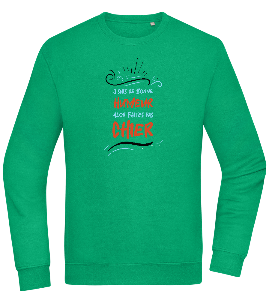 Good Mood Design - Comfort Essential Unisex Sweater_MEADOW GREEN_front