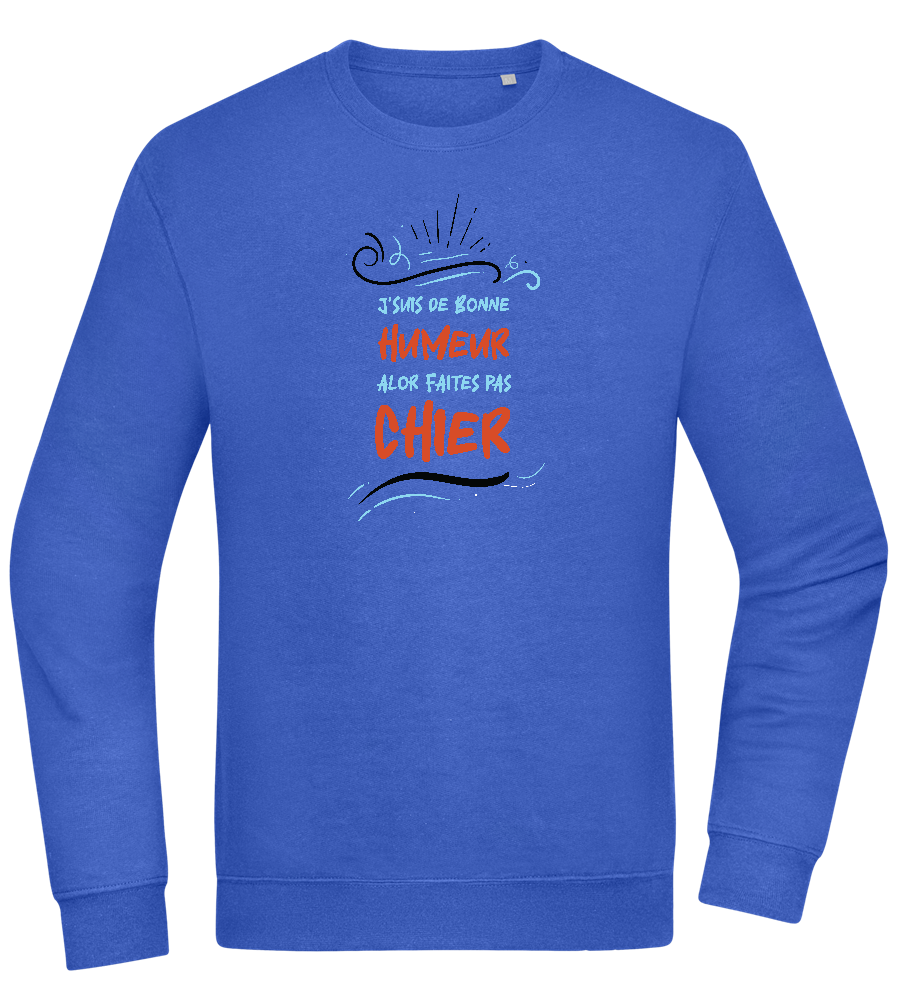 Good Mood Design - Comfort Essential Unisex Sweater_ROYAL_front