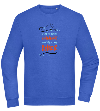 Good Mood Design - Comfort Essential Unisex Sweater_ROYAL_front