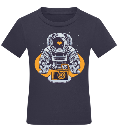 Spaceman Camera Design - Comfort kids fitted t-shirt_FRENCH NAVY_front