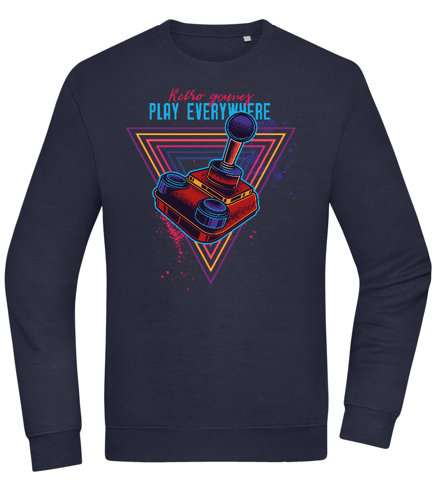 Play Everywhere Design - Comfort Essential Unisex Sweater_FRENCH NAVY_front