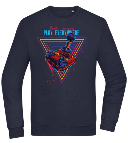 Play Everywhere Design - Comfort Essential Unisex Sweater_FRENCH NAVY_front