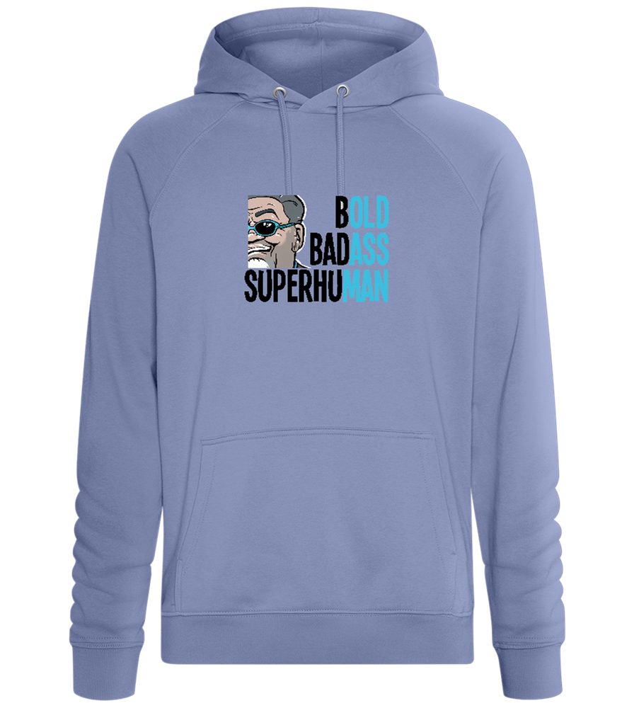 Bold Man Design - Comfort unisex hoodie_BLUE_front