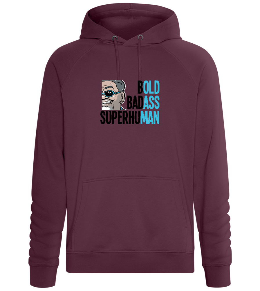 Bold Man Design - Comfort unisex hoodie_BORDEAUX_front