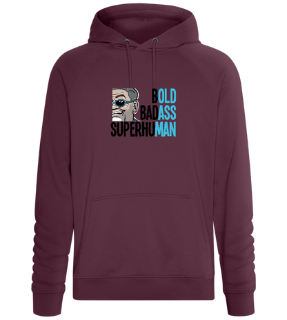 Bold Man Design - Comfort unisex hoodie_BORDEAUX_front