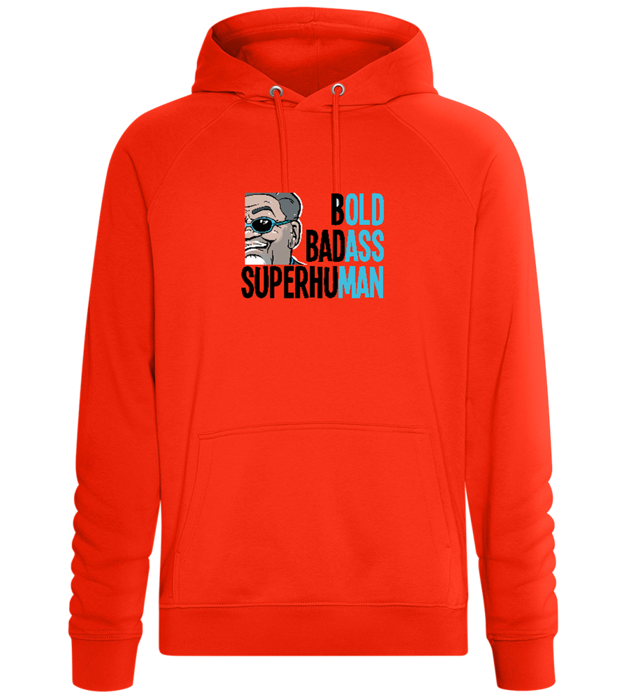 Bold Man Design - Comfort unisex hoodie_BURNT ORANGE_front