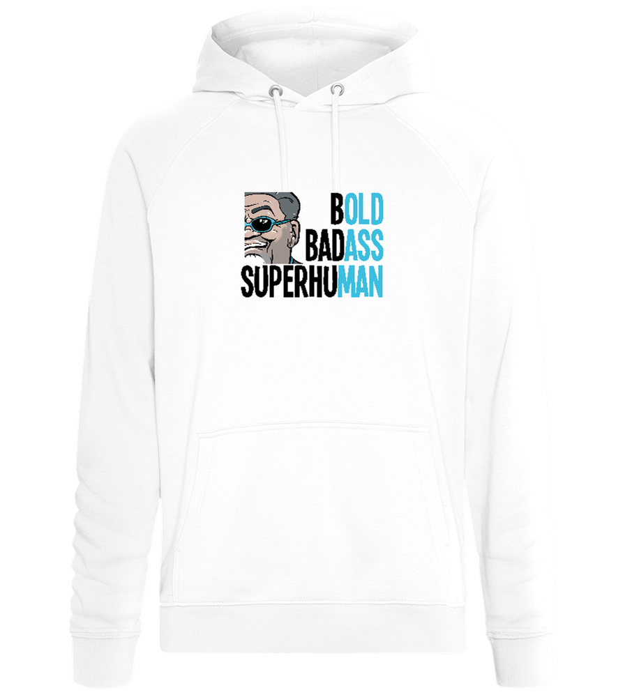 Bold Man Design - Comfort unisex hoodie_WHITE_front