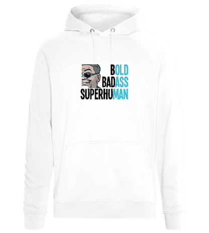 Bold Man Design - Comfort unisex hoodie_WHITE_front